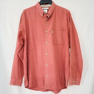 Columbia Casual Button Up shirt mens size XL Long Sleeve 100% Cotton